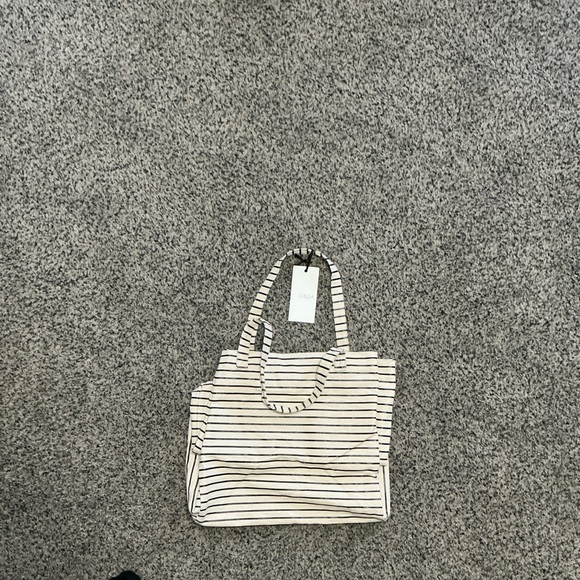 CALIA by Carrie Underwood Handbags - Striped CALIA Canvas Tote Bag